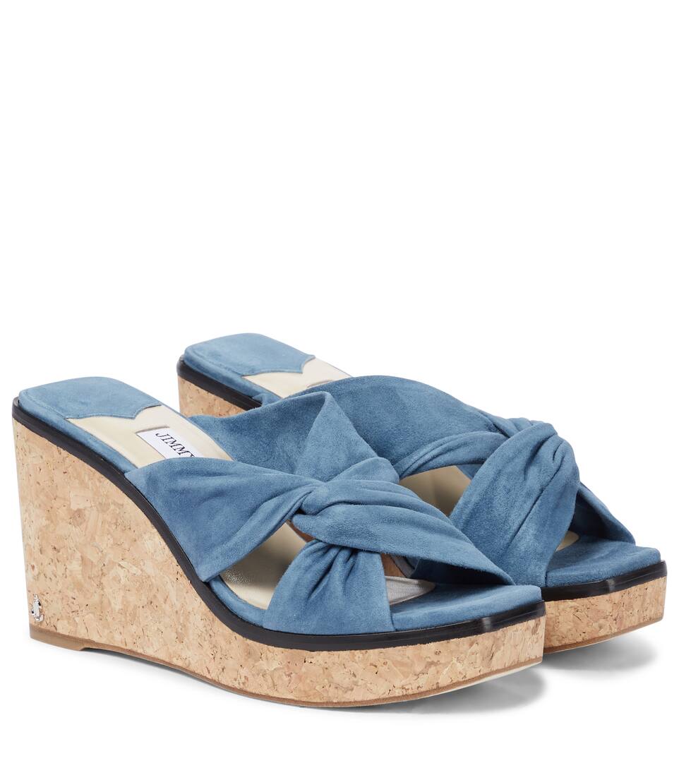 jimmy choo suede wedge