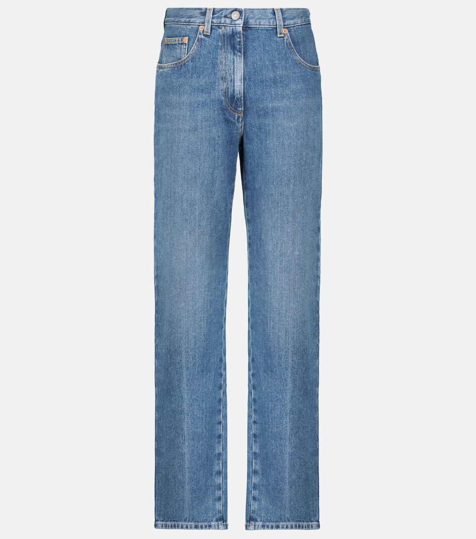 Gucci - High-rise straight jeans | Mytheresa