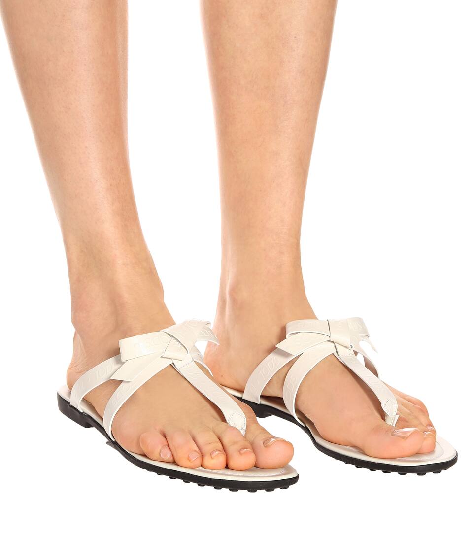 In Sandali Tod's Tod's Infradito In Pelle Pelle Sandali Tod's Infradito MVqSpUz