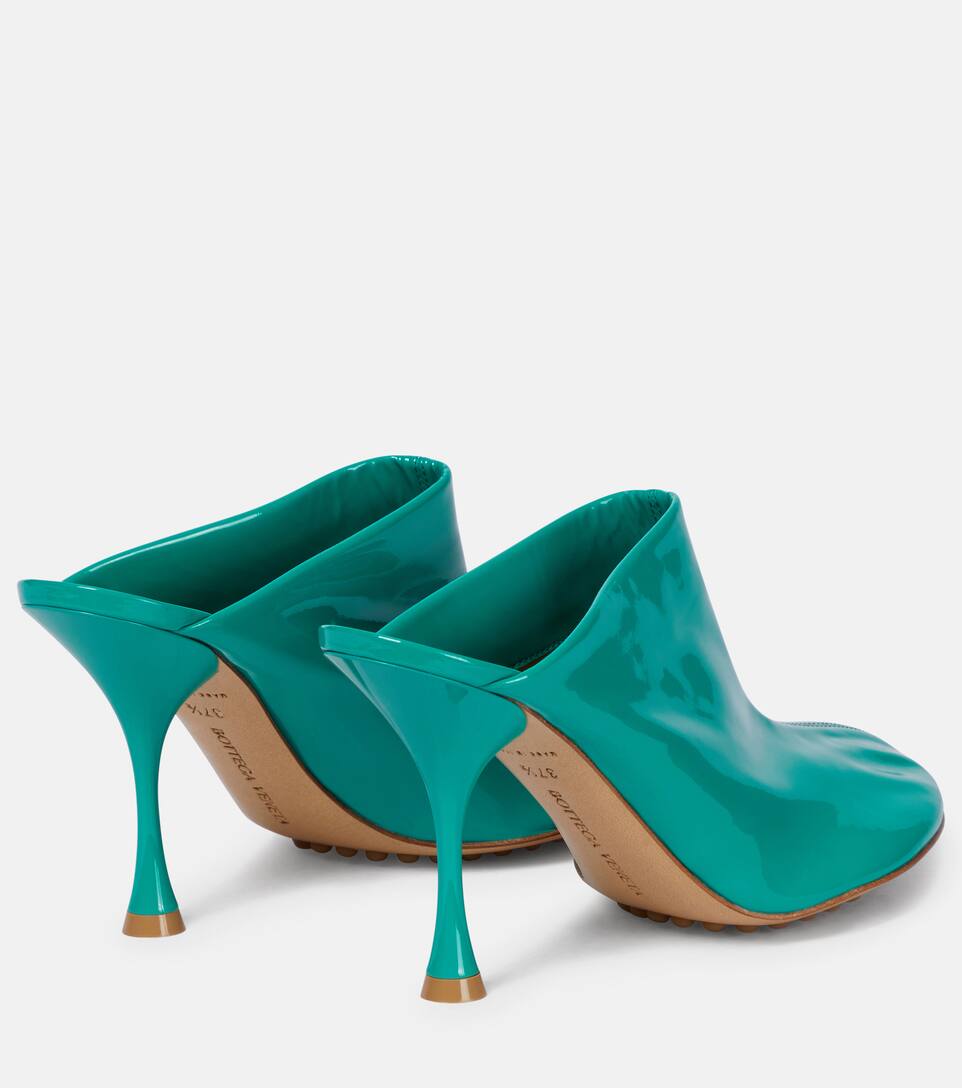 Dot Sock patent leather mules Dot Sock patent leather mules