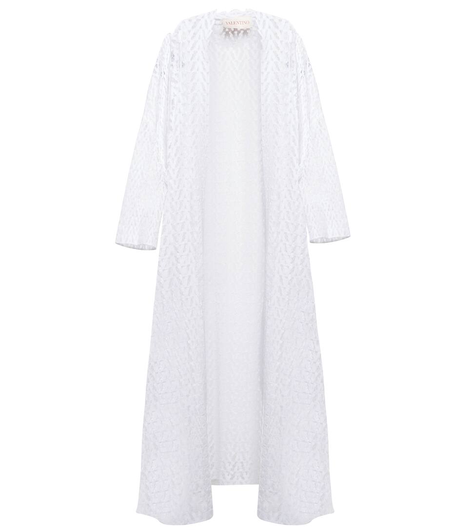 longline lace cardigan