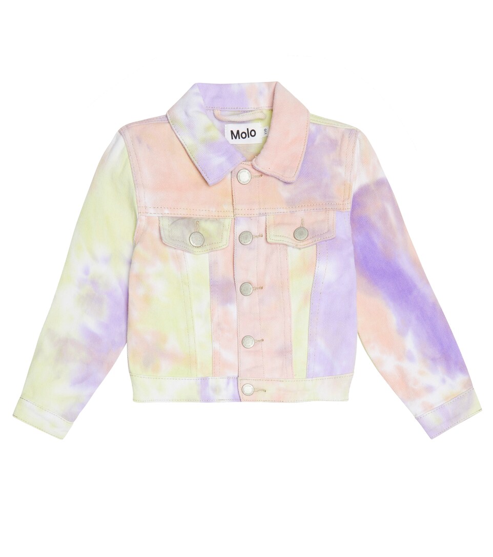 Molo - Heidi tie-dye denim jacket 