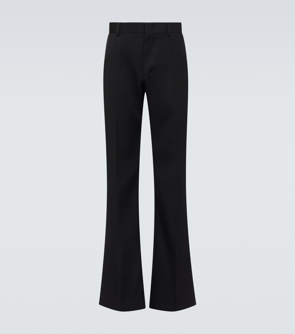 Valentino - Virgin wool wide-leg pants 
