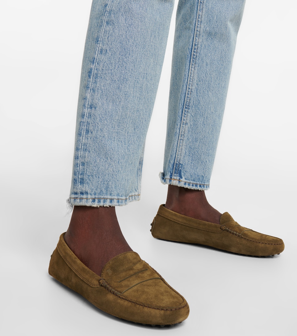 Tod's - Gommino suede loafers | Mytheresa