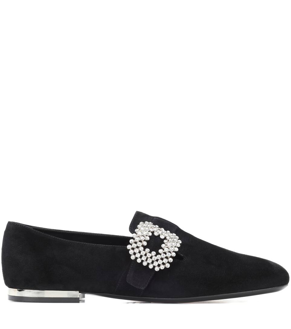 Mocasines Mytheresa Vivier Gamuza Roger Diadem De Axfn7RP7