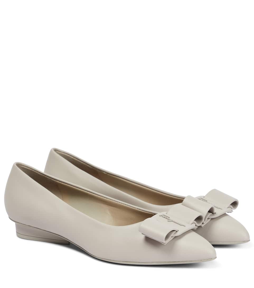 Salvatore ferragamo pointed flats clearance
