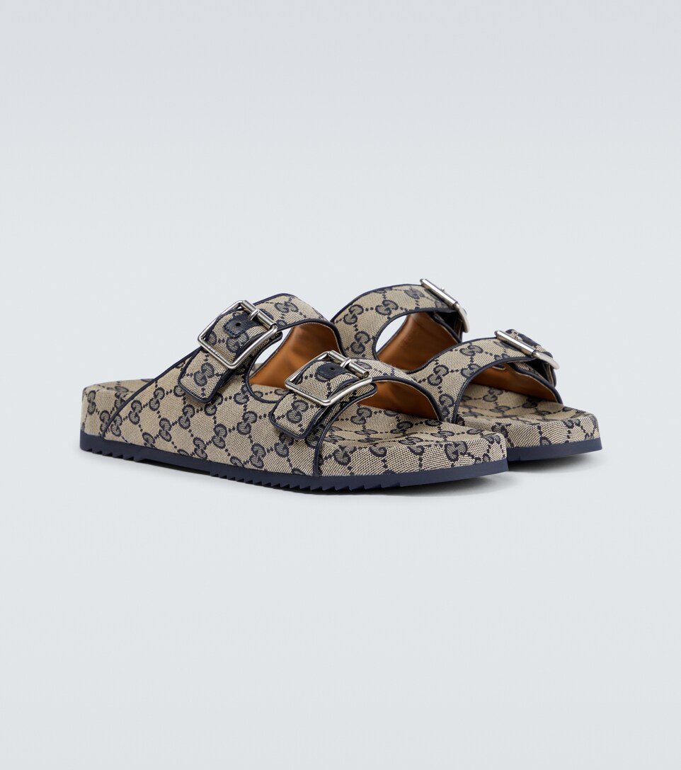 Gucci - Sandalias GG de lona | Mytheresa