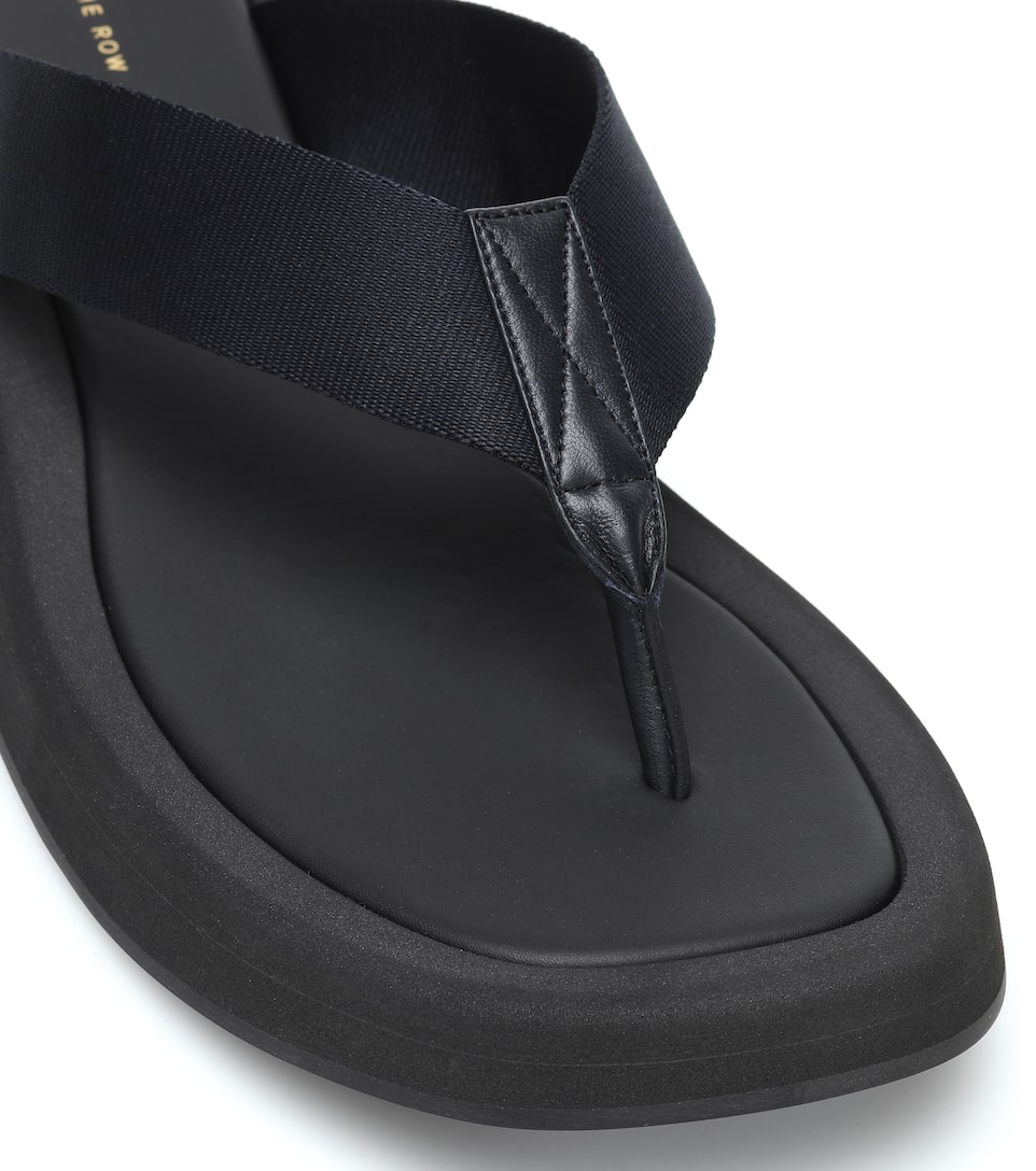 the row ginza sandals black