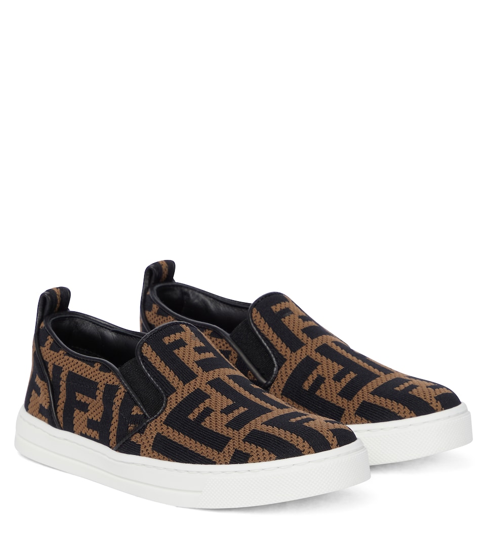 fendi jacquard sneaker