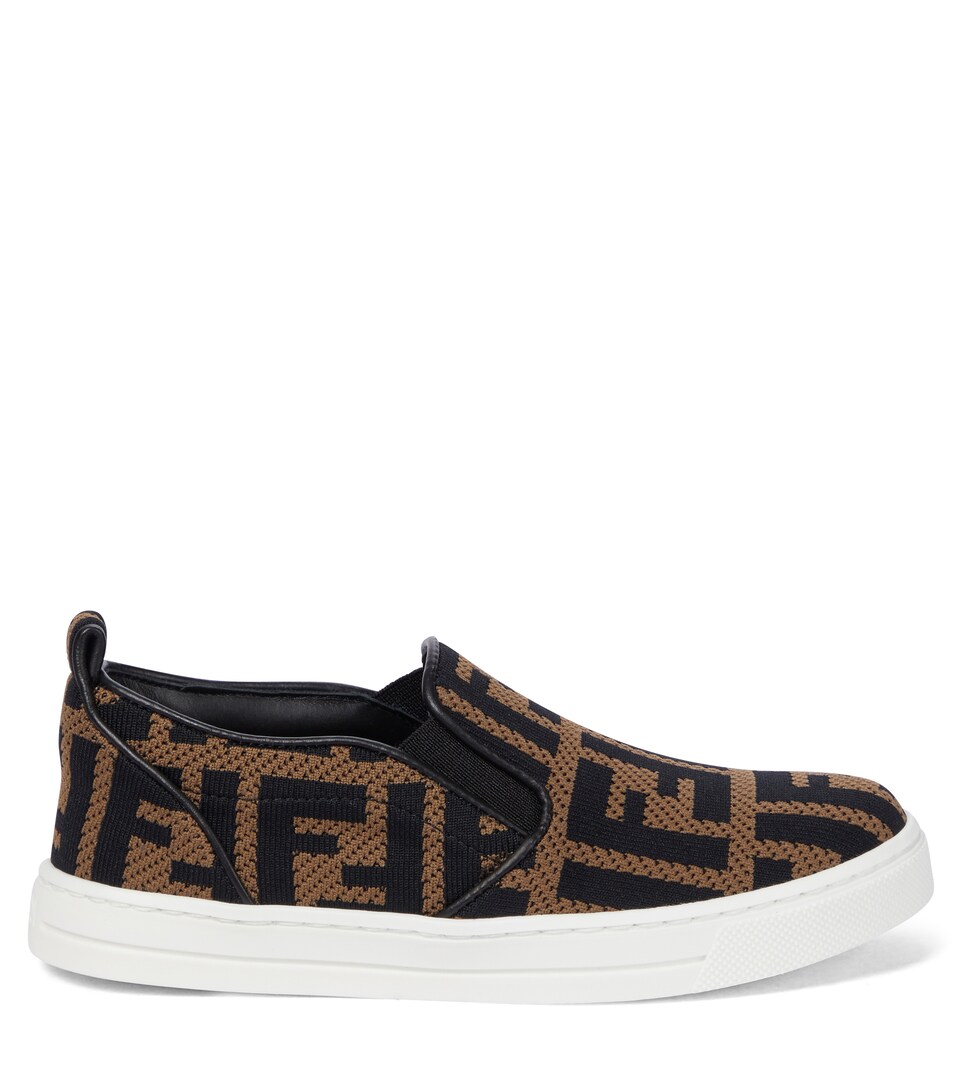 fendi jacquard sneaker