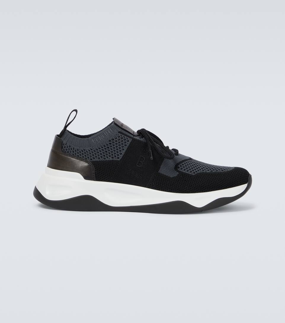 Berluti shadow knit sneaker clearance