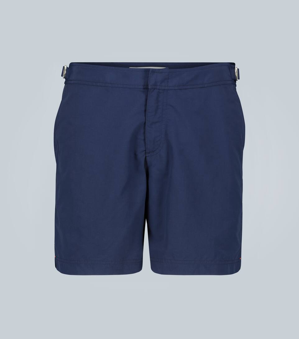 Shop Orlebar Brown Bulldog Swim Shorts In Blue