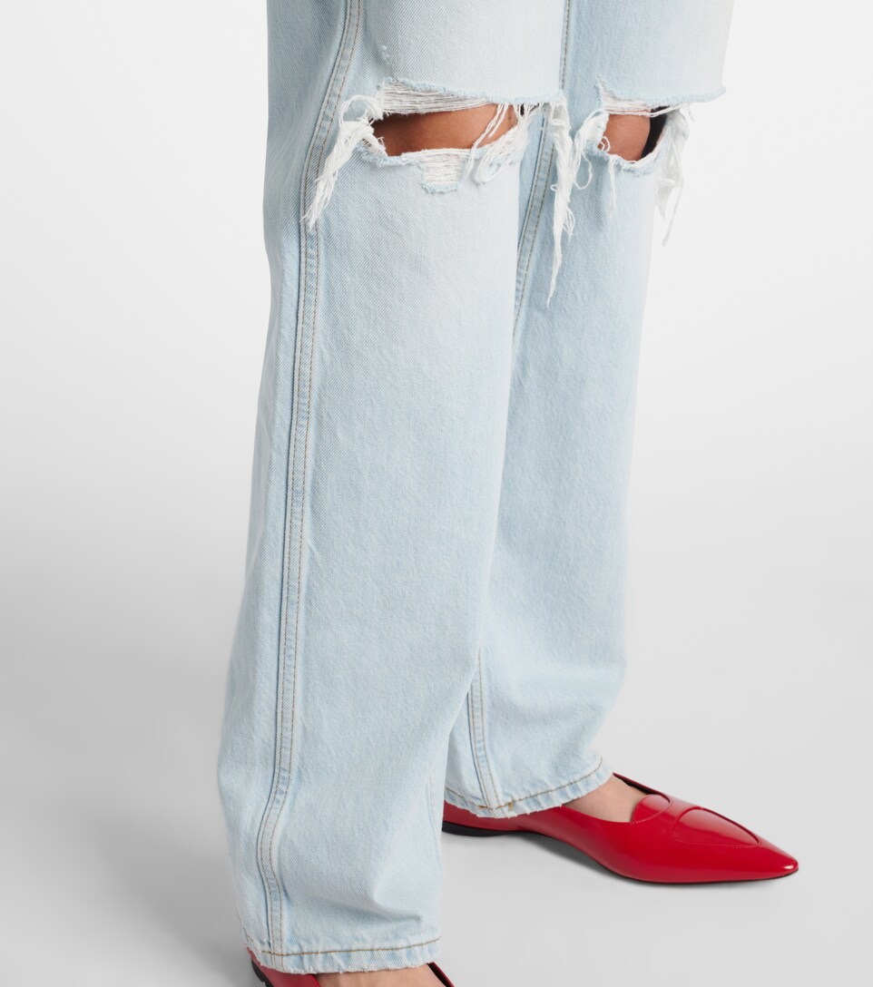Loose high-rise straight jeans | Mytheresa
