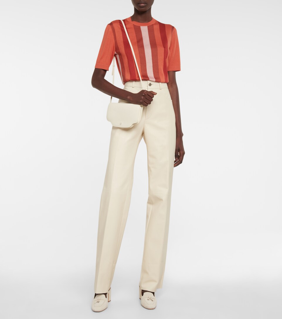 Gent Alabama straight leather pants 