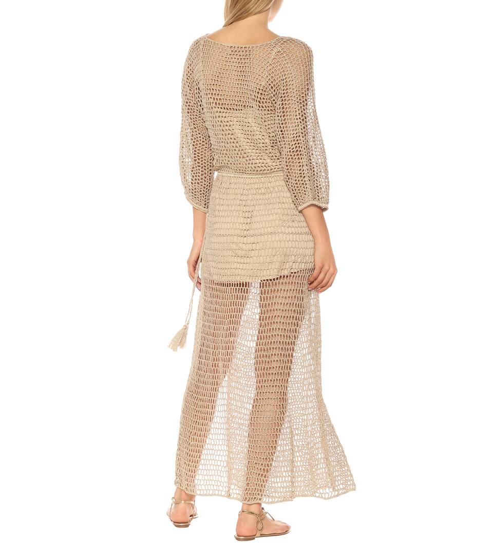 Robe Kosturova De En Coton Crochet Anna Longue Stevie tshQrd