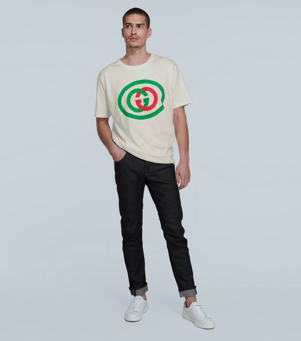 GUCCI OVERSIZED T-SHIRT WITH INTERLOCKING G,P00437339