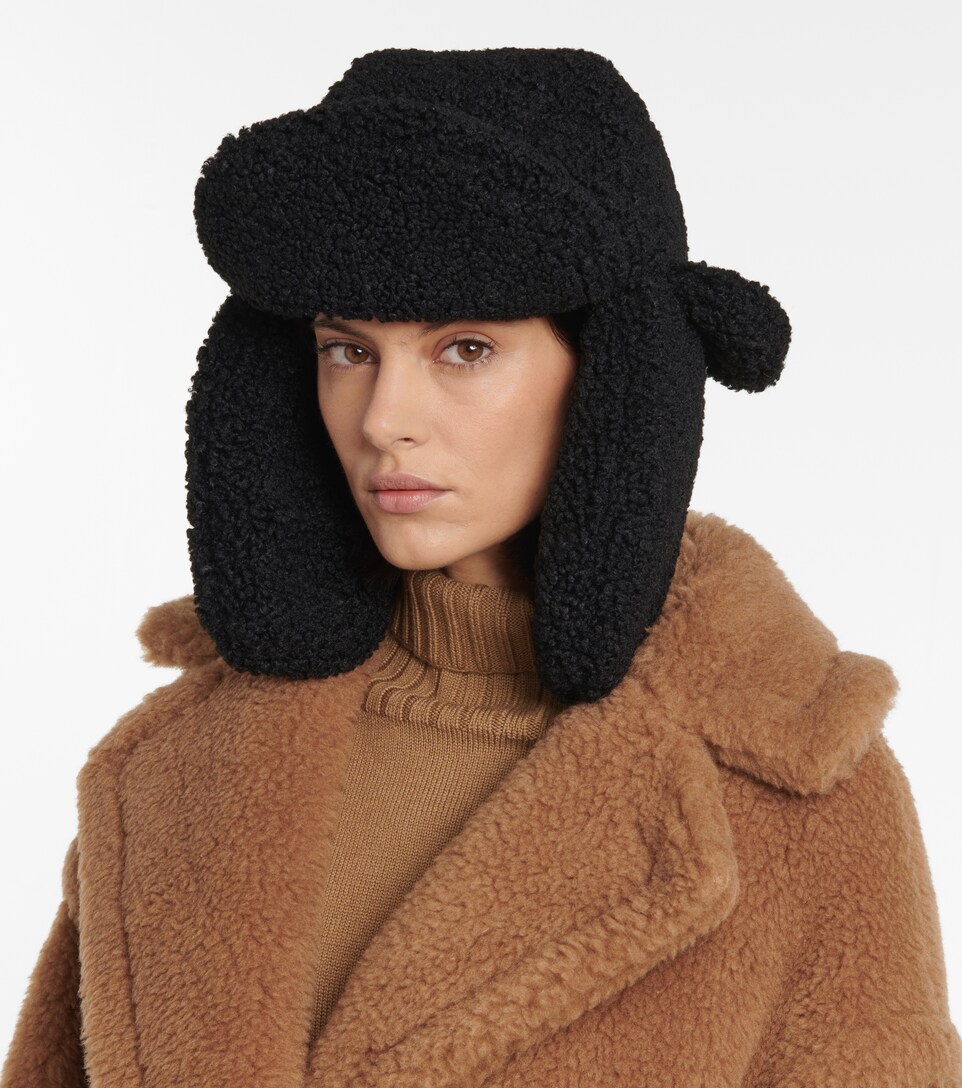 Ruslan Baginskiy - Faux shearling hat 