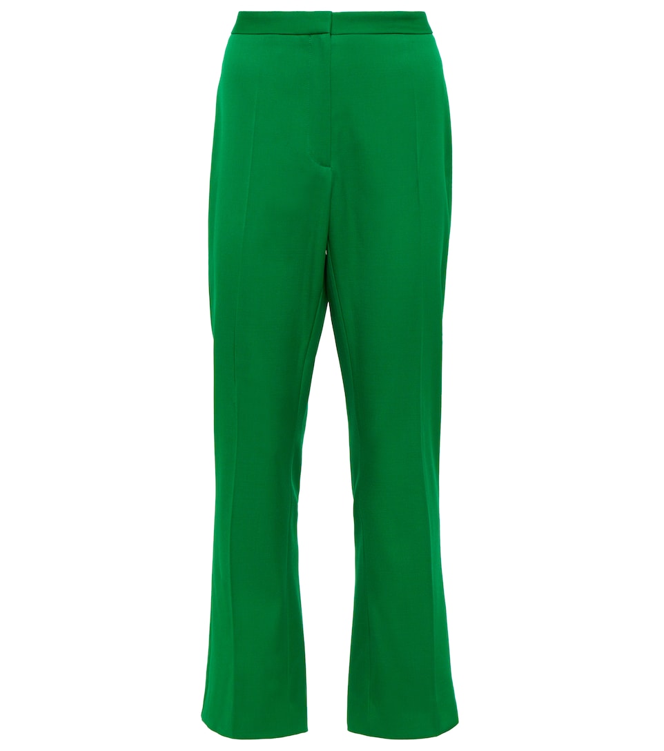 Oscar de la Renta - Wool twill flare 