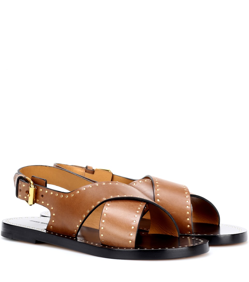 Jane Studded Leather Sandals Isabel Marant Mytheresa