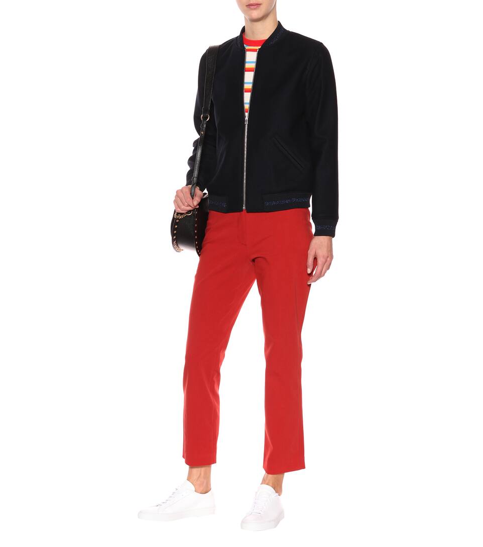 A P C Iggy Flared Trousers Mytheresa Com Iggy Flared Trousers