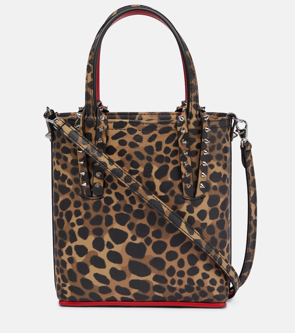 christian louboutin cabata tote cheetah