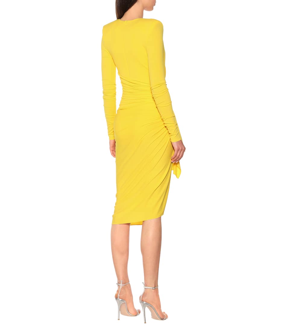 Abito Midi Vauthier Crêpe In Alexandre PXTuOkZwi