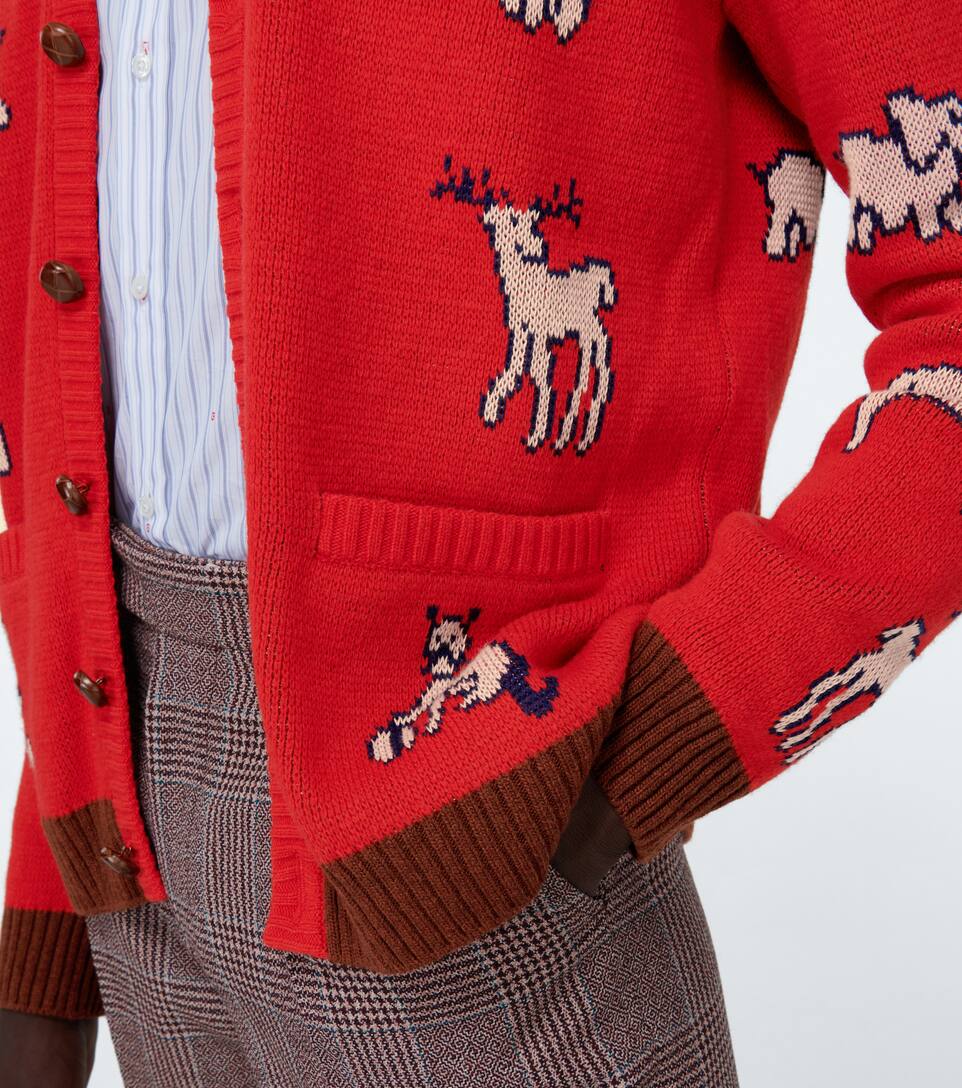 children's gg reindeers wool sweater
