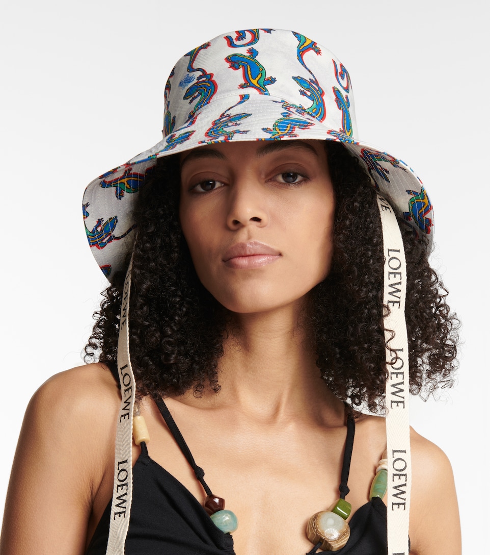 Paula's Ibiza printed cotton bucket hat 