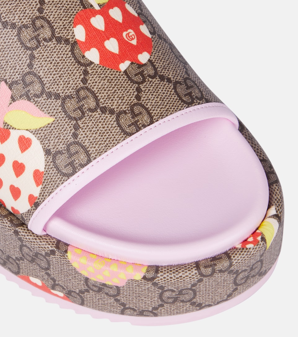 gucci slides les pommes