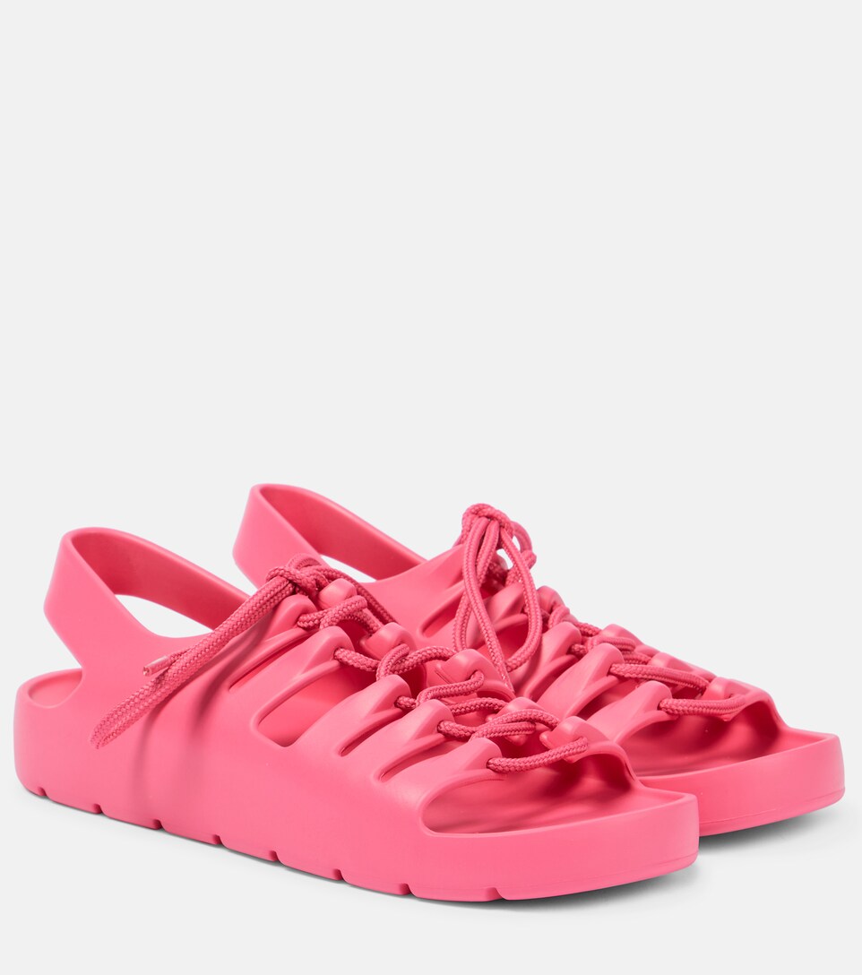 bottega veneta jelly sandals
