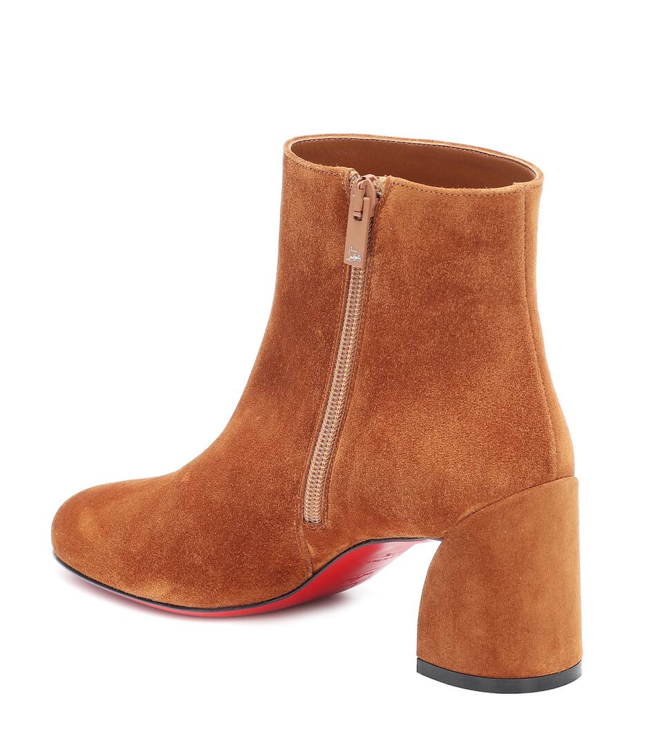 christian louboutin turela 55 suede bootie