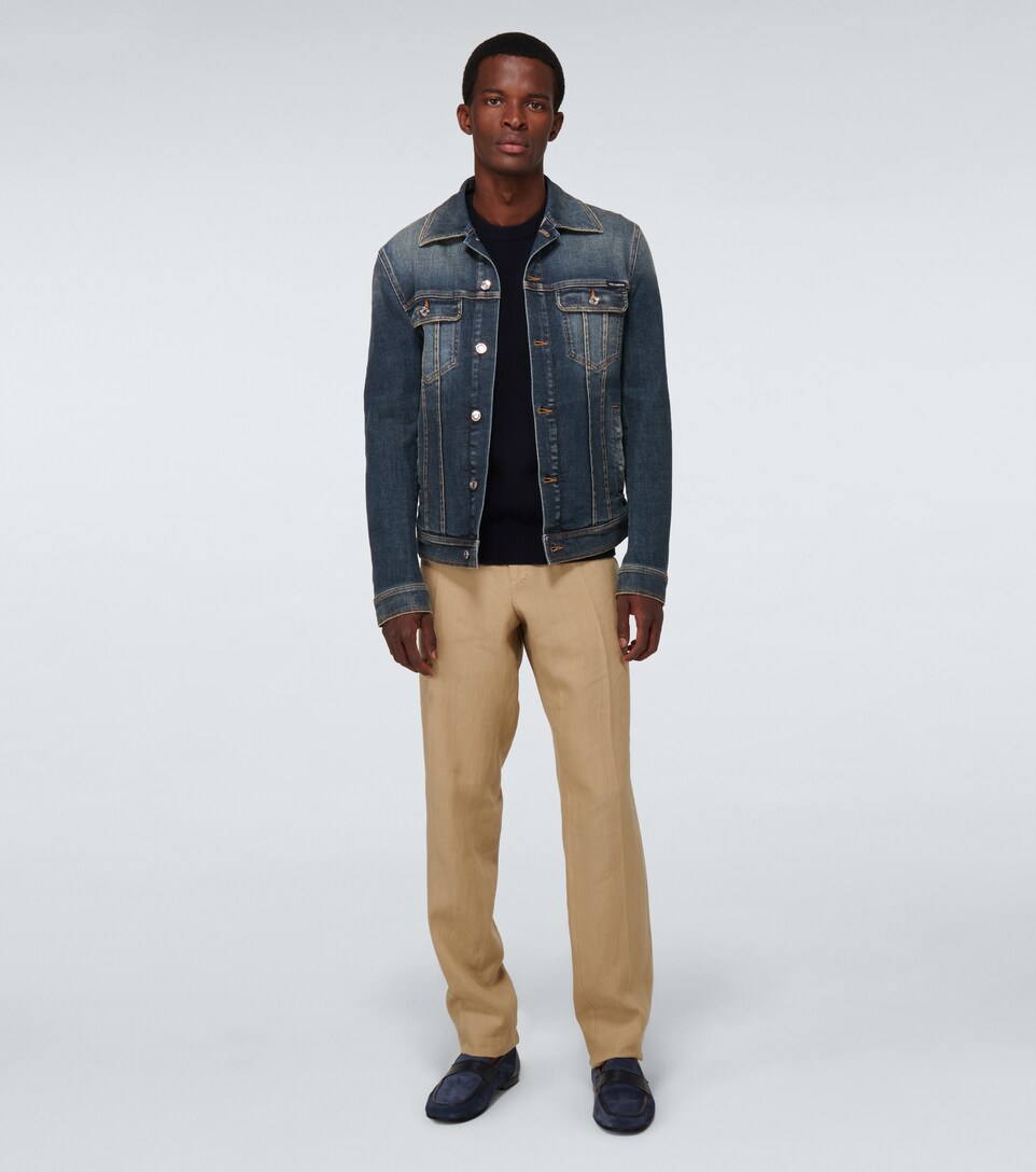Dolce\u0026Gabbana - Stretch-denim jacket 
