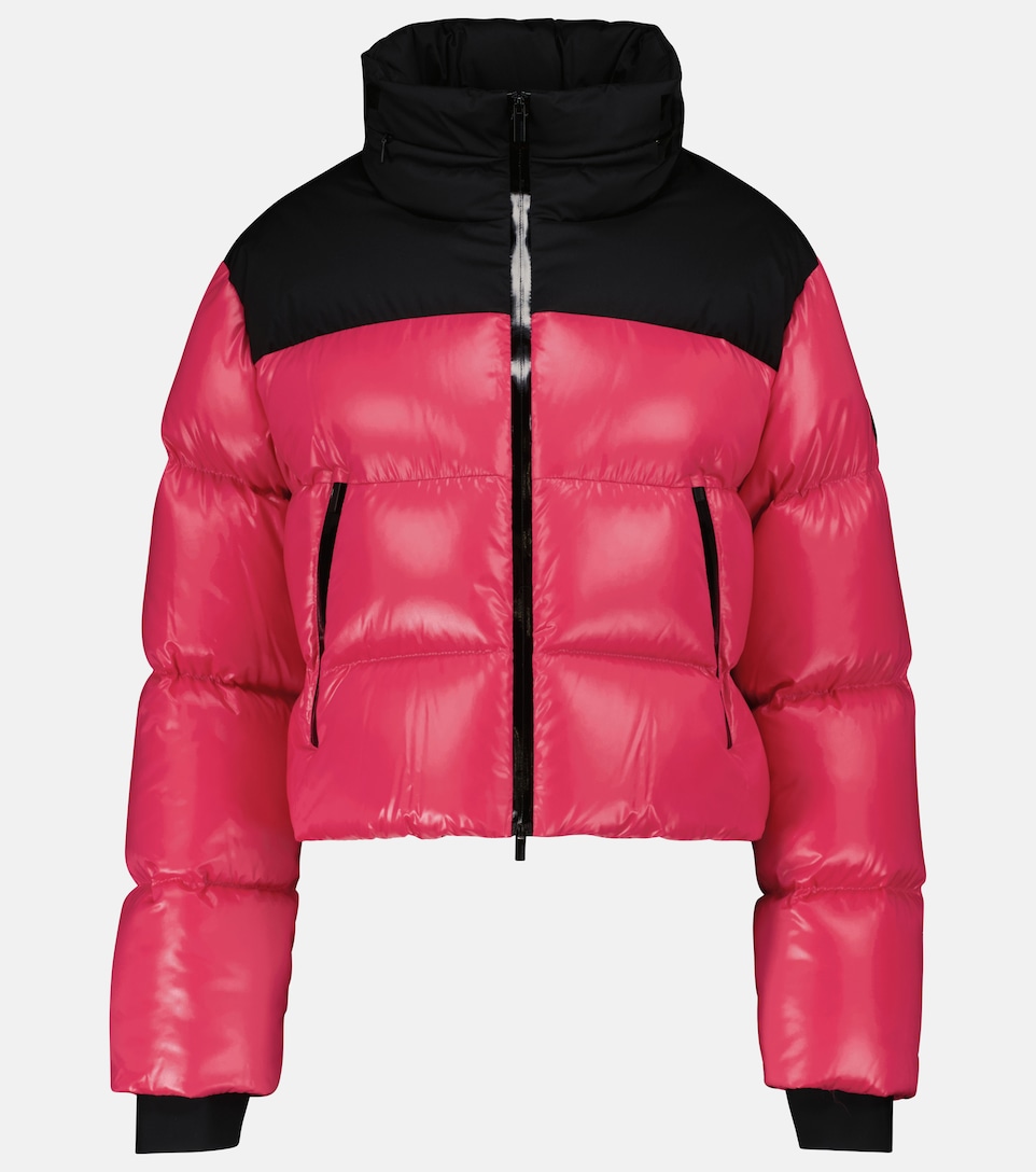 cropped down puffer jacket