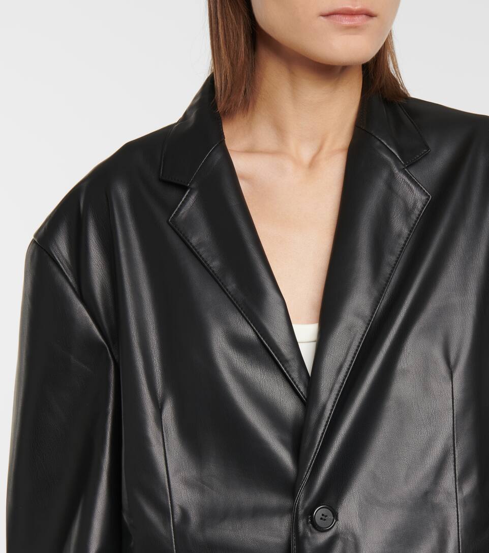 Frankie shop leather blazer clearance