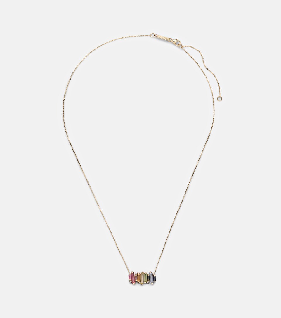 Suzanne Kalan - 14kt gold necklace with 