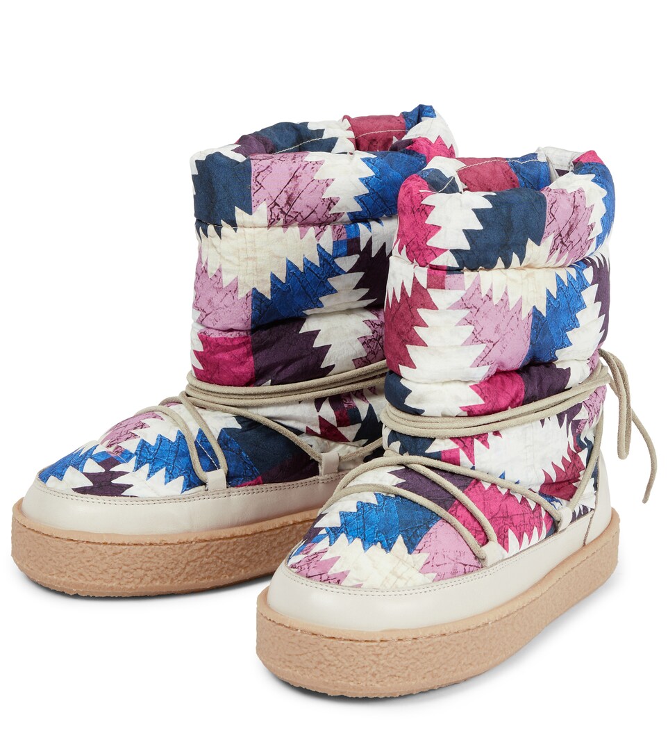Isabel Marant - Botas de nieve Zimlee estampadas | Mytheresa