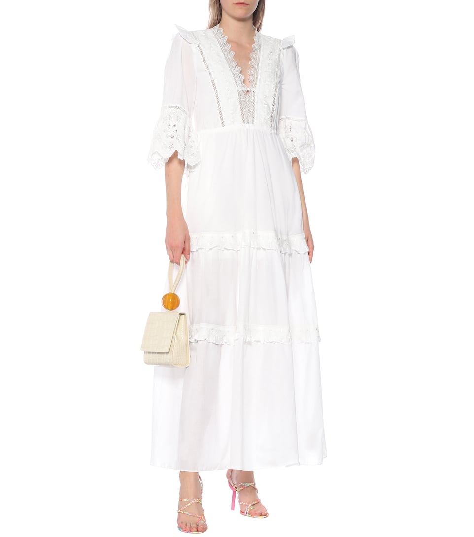 cotton voile maxi dress