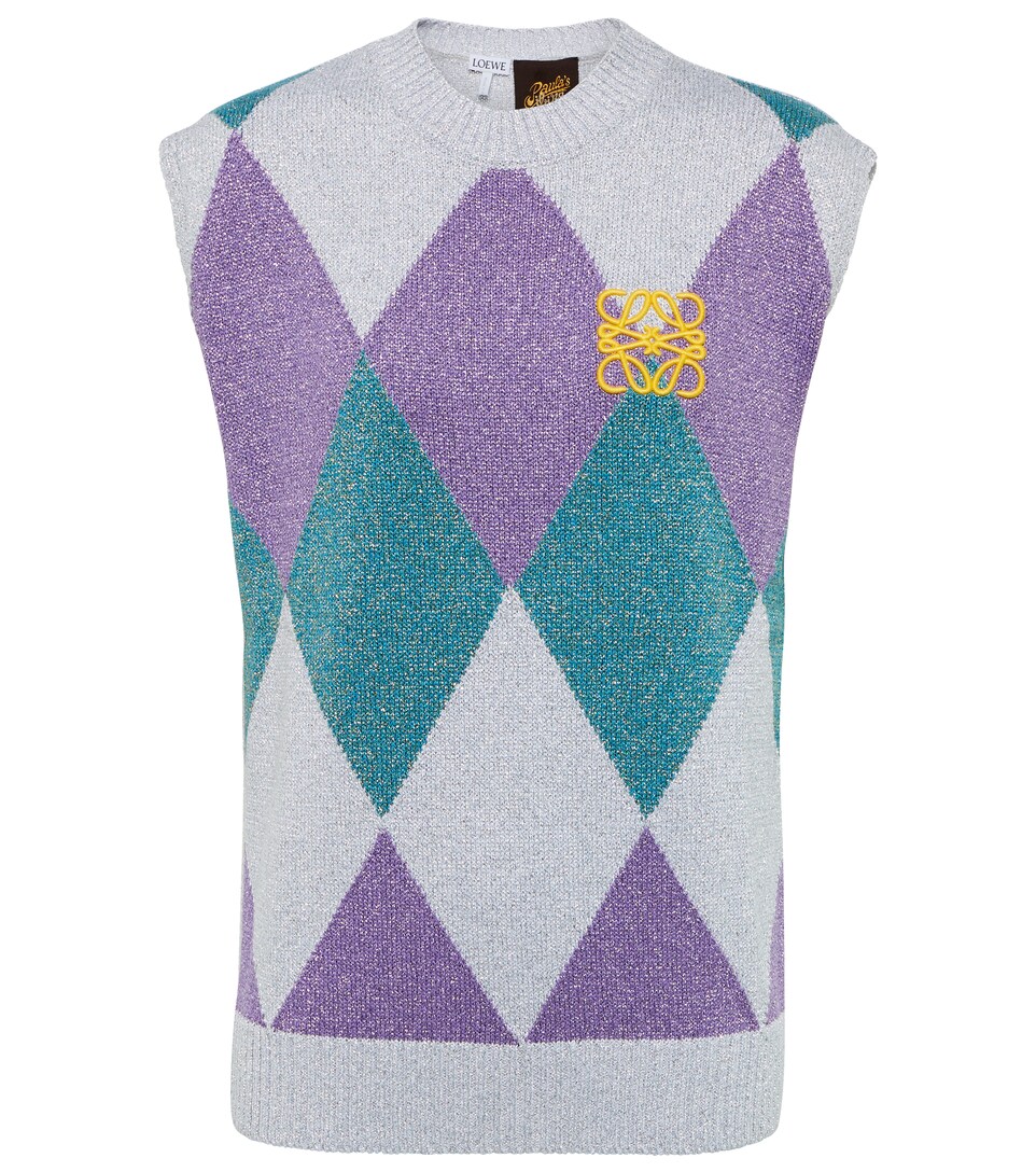 Ibiza argyle sweater vest | Mytheresa
