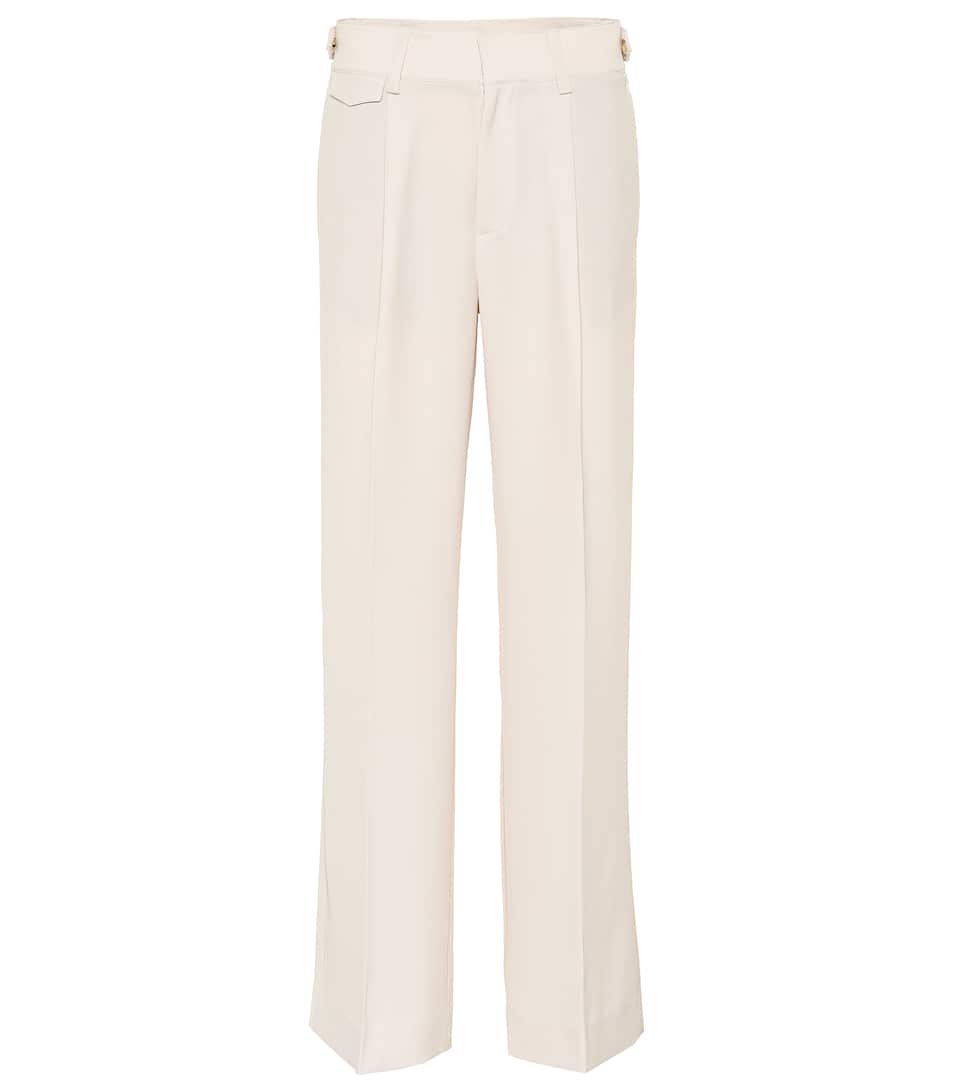 mid rise wide leg pants