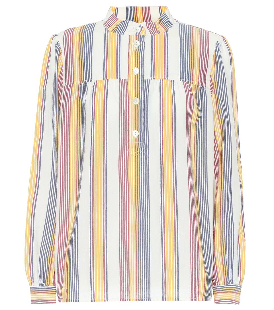 cBlouse Coton A p Loula En Rayée JcKl1F