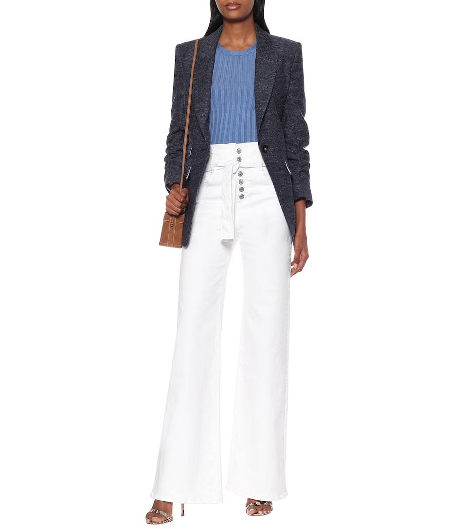 veronica beard corset jeans