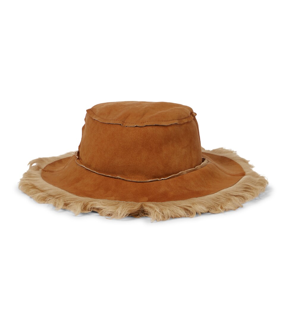 Acne Studios - Shearling bucket hat 