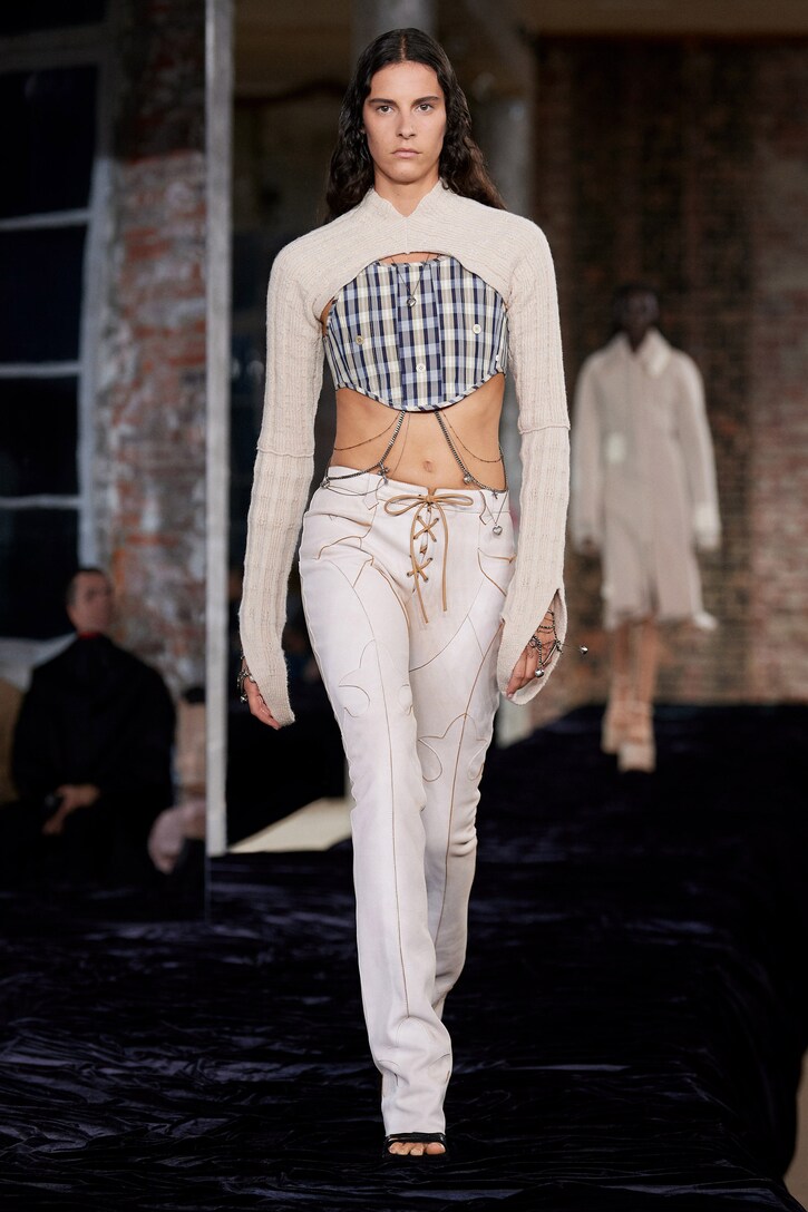 Acne Studios - Low-rise leather pants 