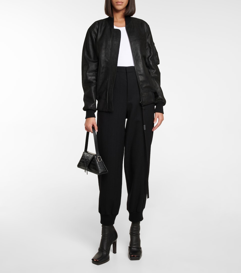 ann demeulemeester bomber jacket