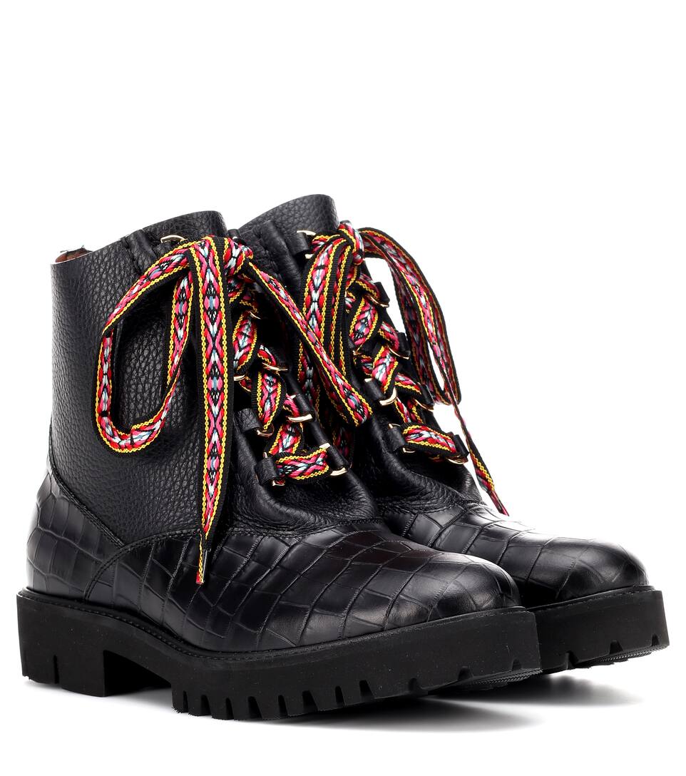 Leather Ankle Boots Etro Mytheresa Com