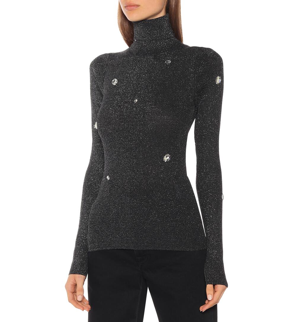 designer black turtleneck