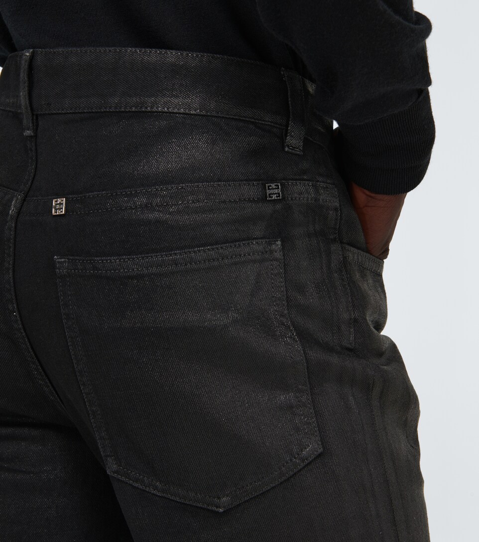 Givenchy - Jeans de ajuste slim revestidos | Mytheresa