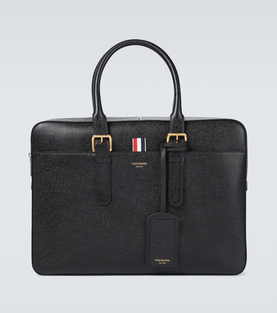 Thom Browne - Grained leather briefcase 