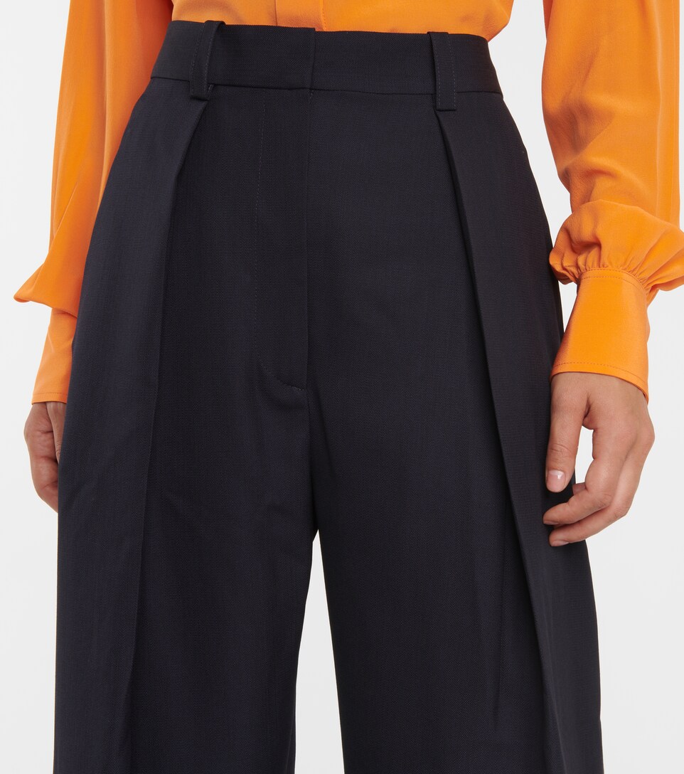 Victoria Beckham - Wide-leg wool pants 