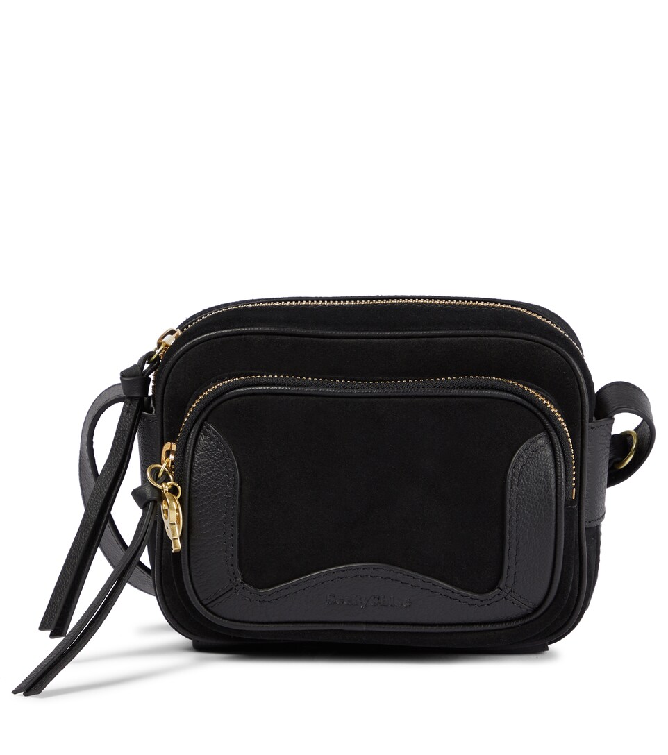 leather camera style bag